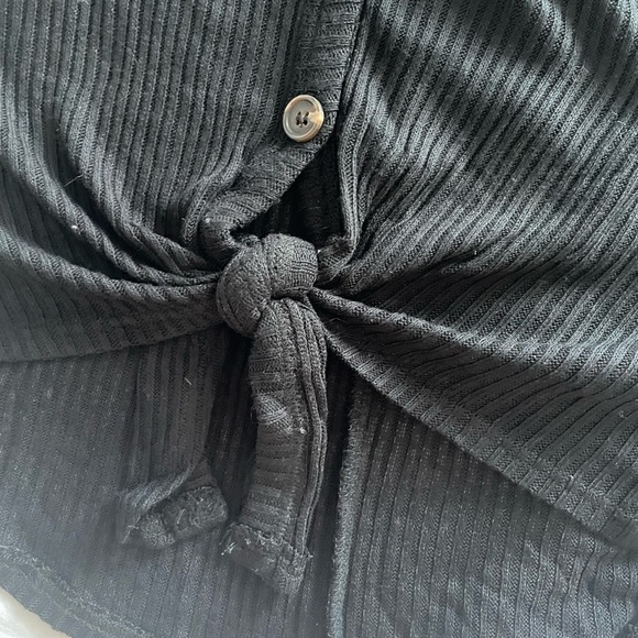 Garage Tie Cardigan - Size xs! Cropped - Picture 3 of 3